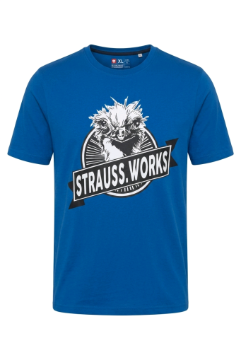 Синя тениска Strauss e.s. Strauss Works | #21633